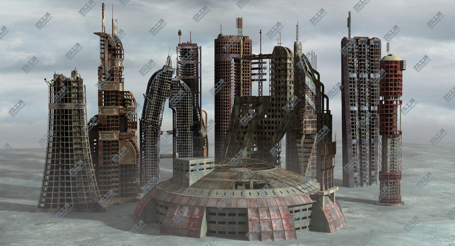 images/goods_img/2021040163/Sci fi Ruin Buildings Set/2.jpg